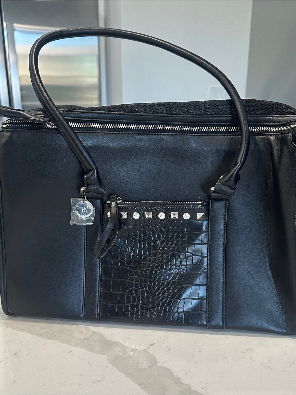 Pet Carrier Purse 17” length, 12” tall, 8.5” Width